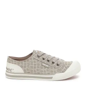 Jazzin Taupe Geometric Sneaker