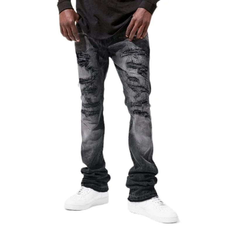 Jordan Craig Martin Stacked Crouching Tiger Denim (Industrial Black) JTF91628