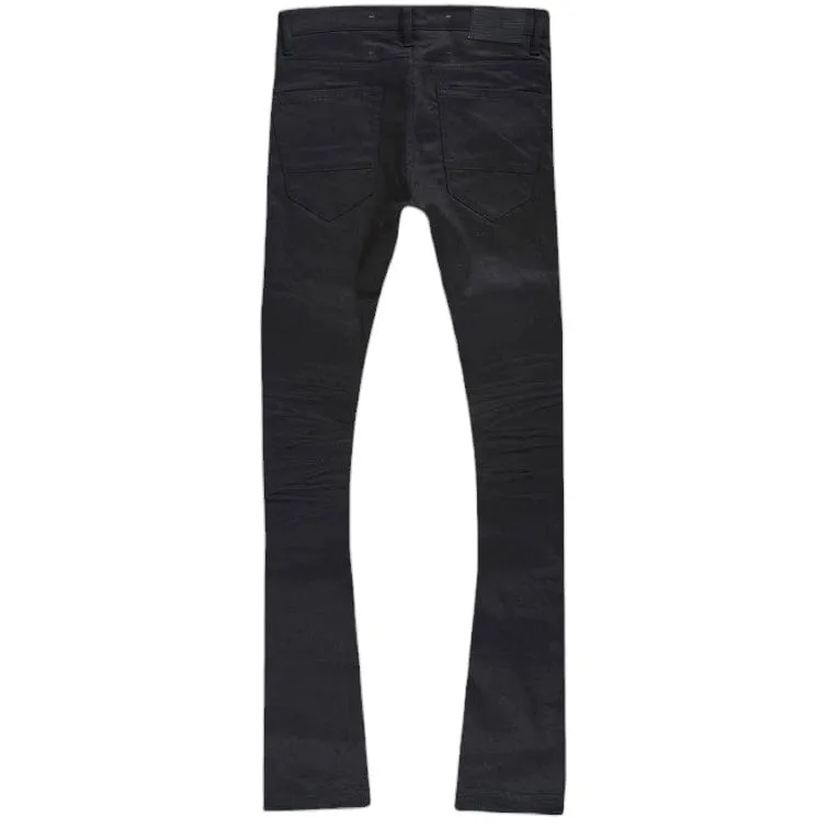 Jordan Craig Martin Stacked Gaucho Denim (Black) JTF1152