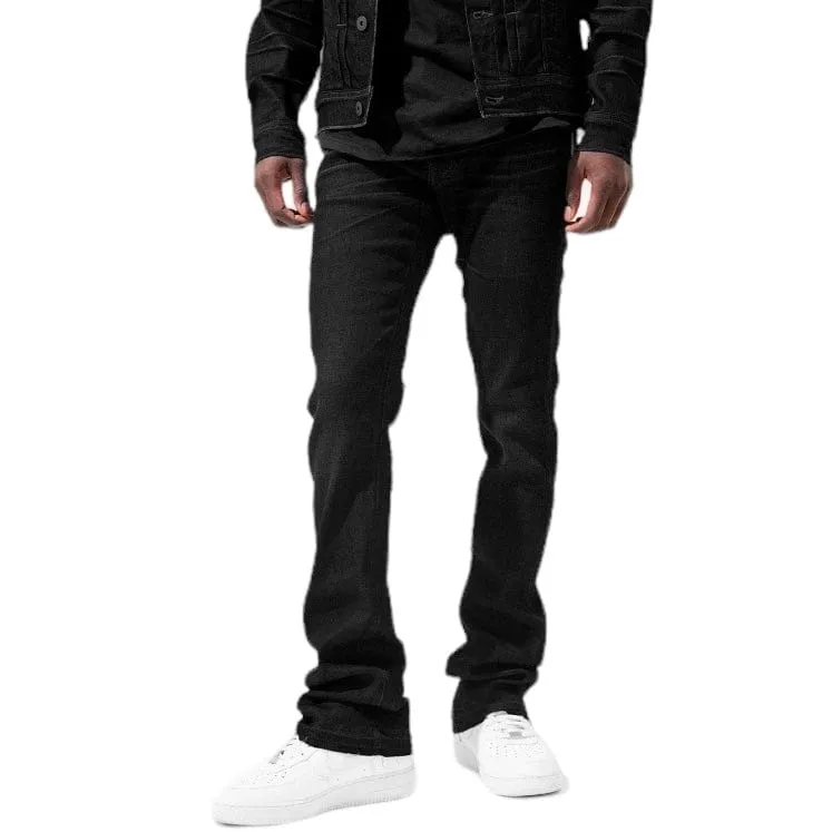 Jordan Craig Martin Stacked Gaucho Denim (Black) JTF1152