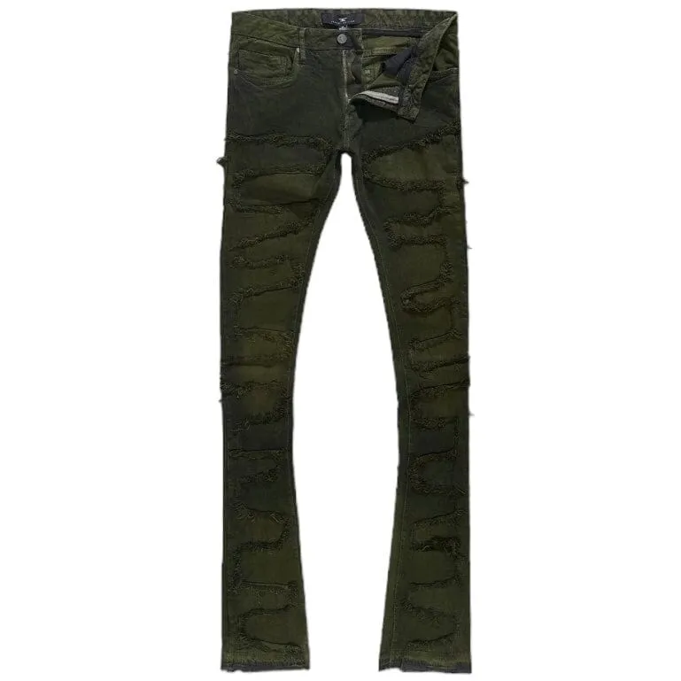 Jordan Craig Martin Stacked Oasis Denim (Olive) JTF1131