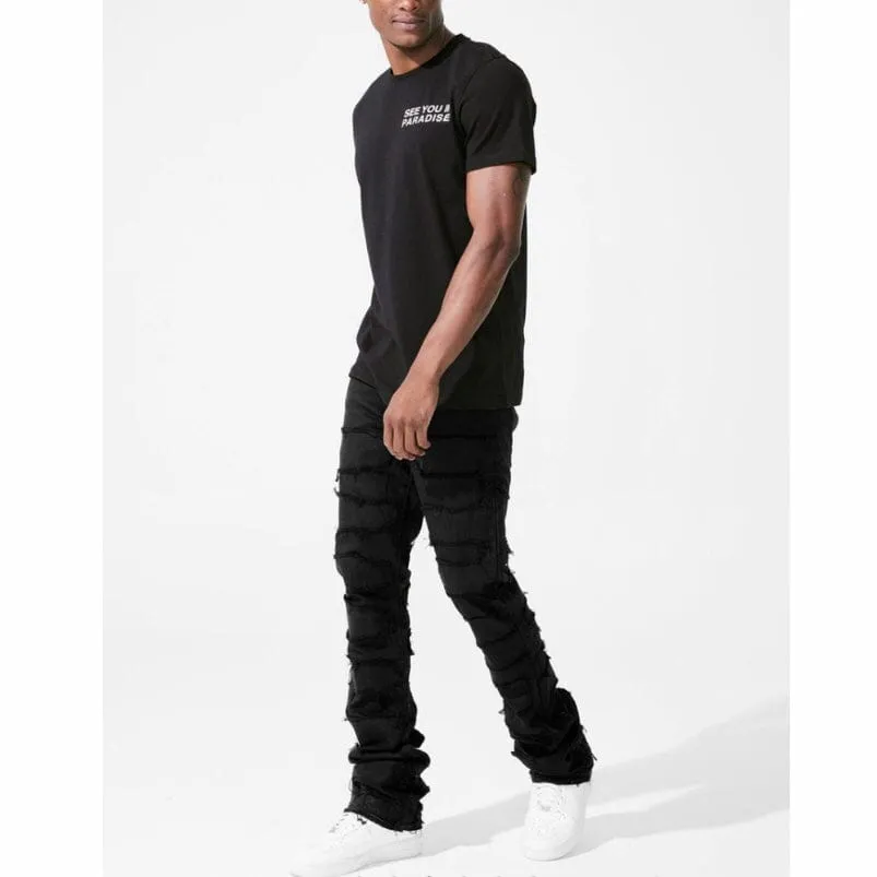 Jordan Craig Martin Stacked Python Denim (Jet Black) JTF1130A