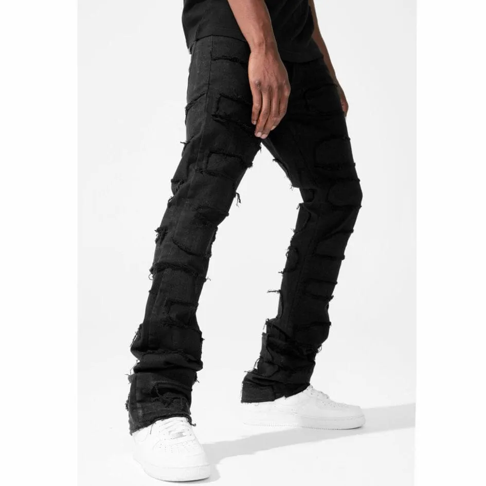 Jordan Craig Martin Stacked Python Denim (Jet Black) JTF1130A