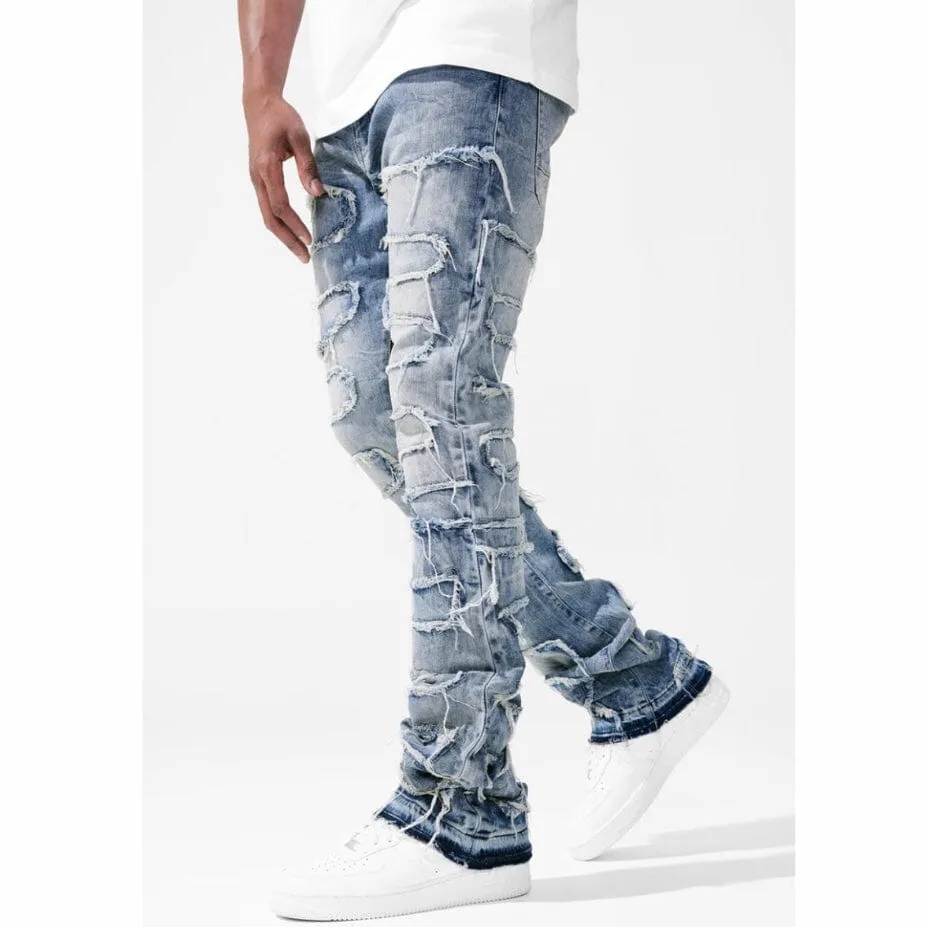 Jordan Craig Martin Stacked Python Denim (Studio Blue) JTF1130