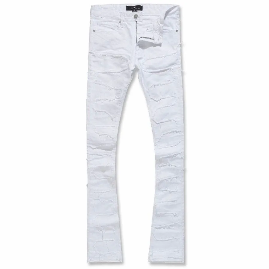 Jordan Craig Martin Stacked Python Denim (White) JTF1130A