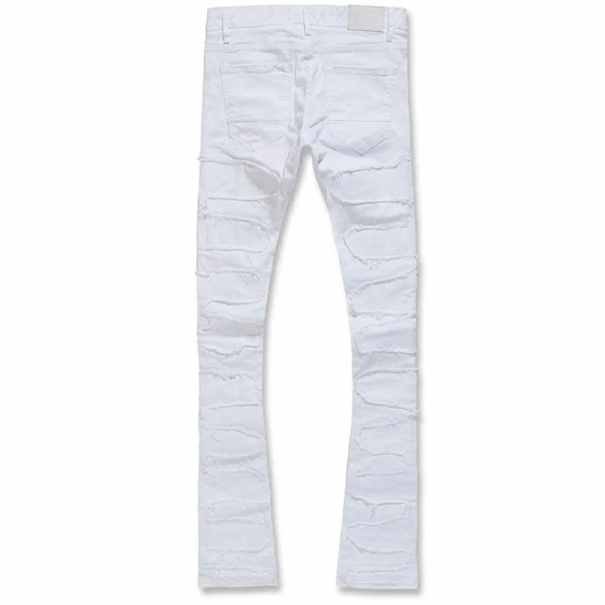 Jordan Craig Martin Stacked Python Denim (White) JTF1130A