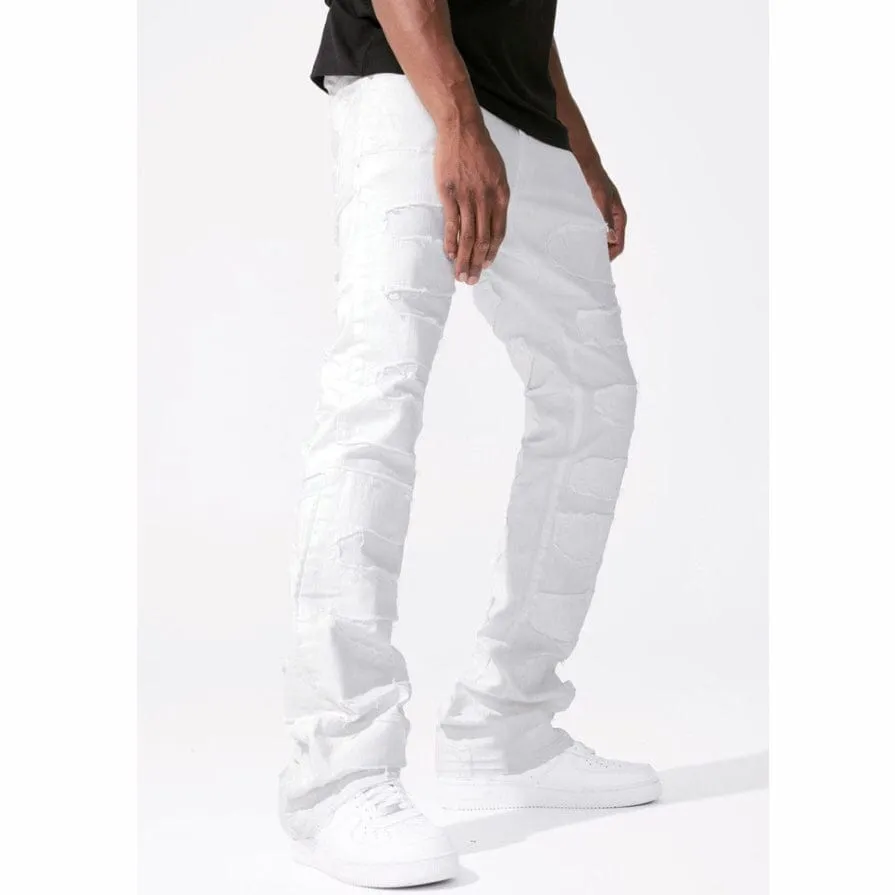 Jordan Craig Martin Stacked Python Denim (White) JTF1130A