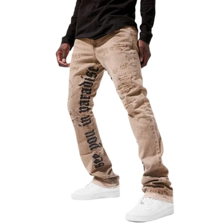 Jordan Craig Martin Stacked See You In Paradise Denim (Khaki) JTF1154A