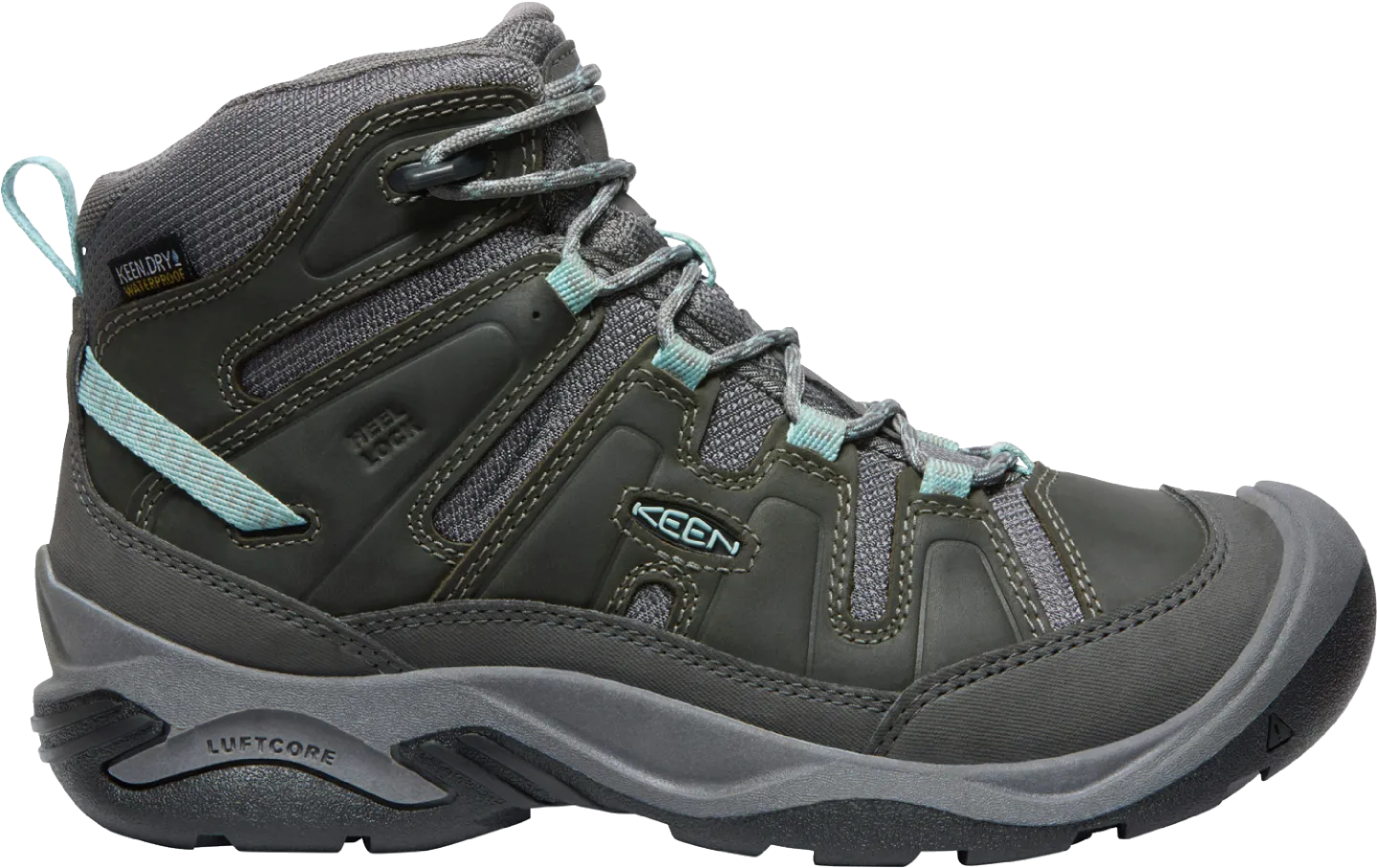 Keen Circadia Mid Waterproof Steel Grey Cloud Blue WIDE Women's