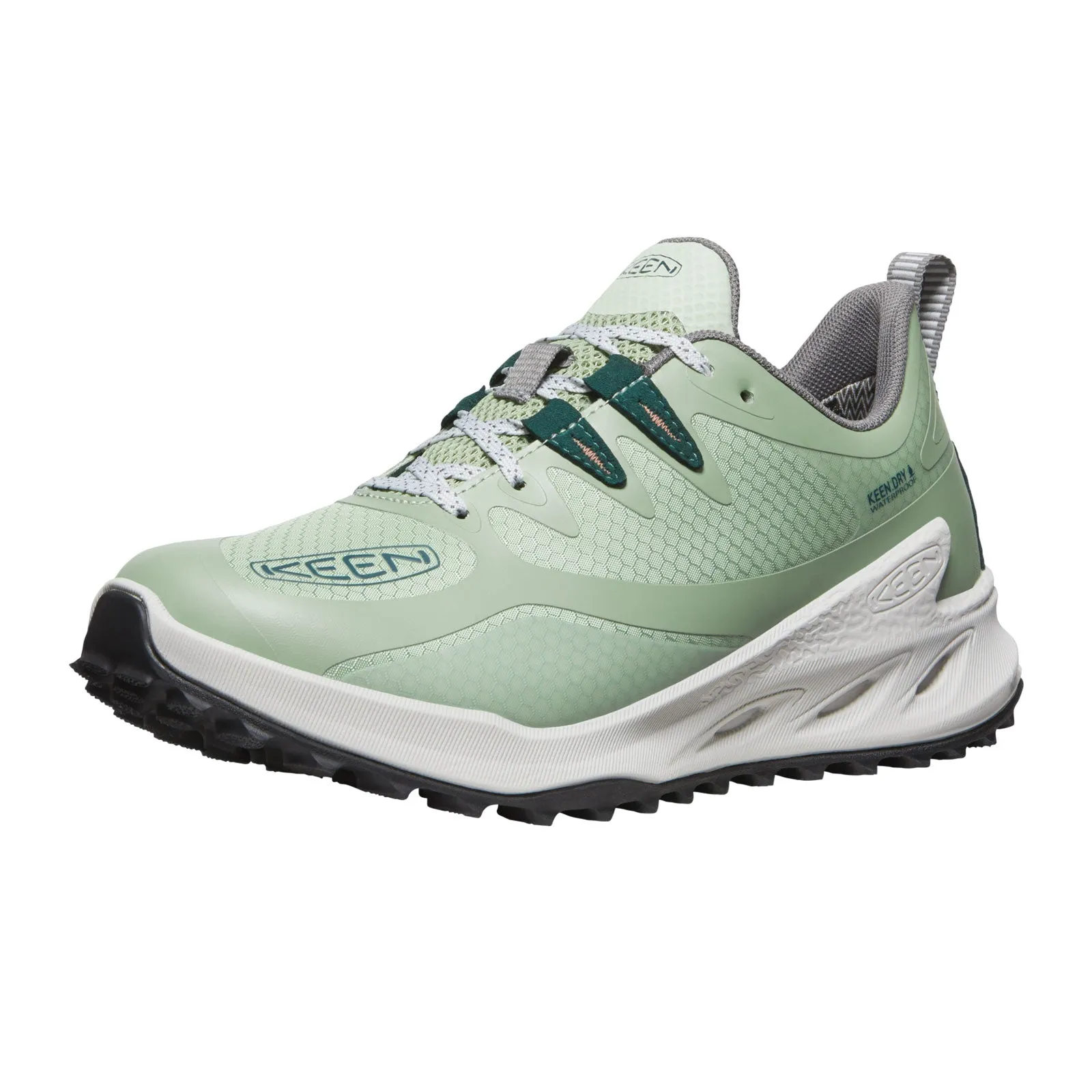 Keen Zionic Waterproof Hiking Shoe (Women) - Desert Sage/Ember Glow