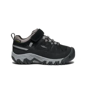 Little Kids' Targhee IV Waterproof Hiking Shoe  |  Black/Steel Grey