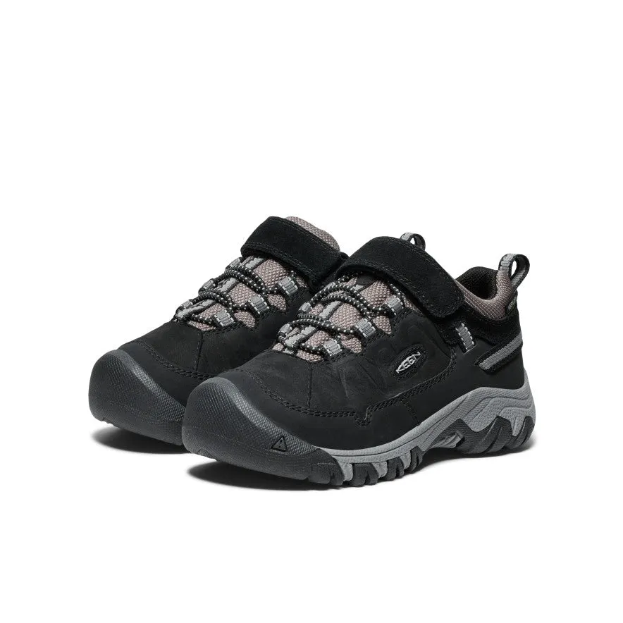 Little Kids' Targhee IV Waterproof Hiking Shoe  |  Black/Steel Grey