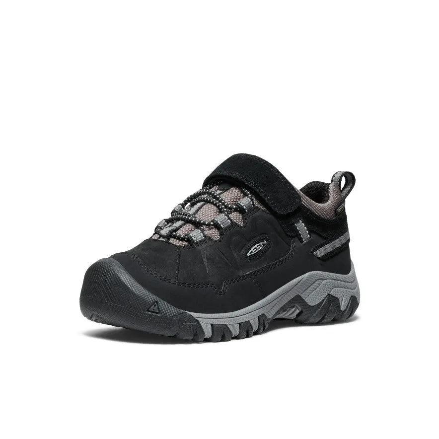 Little Kids' Targhee IV Waterproof Hiking Shoe  |  Black/Steel Grey