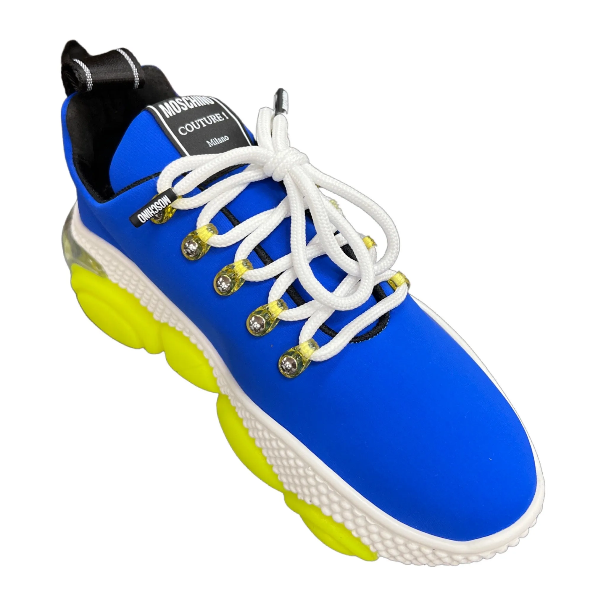 Premium Royal Blue Lycra Bubble Teddy Sneaker