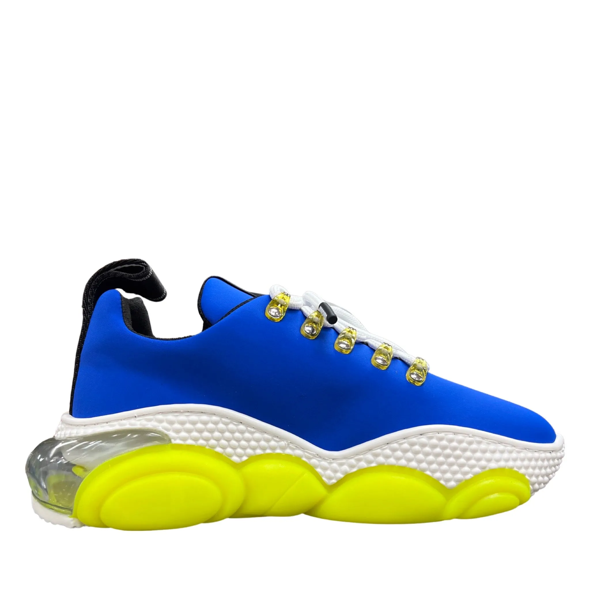 Premium Royal Blue Lycra Bubble Teddy Sneaker