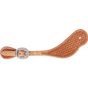 MARTIN SADDLERY COWBOY SPUR STRAPS BASKET STAMPED