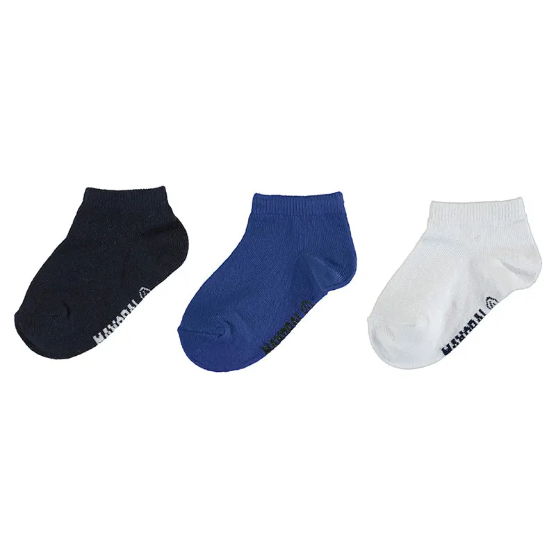 Mayoral Mini 3pc Short Sock Set_ Aquarium 10230-93