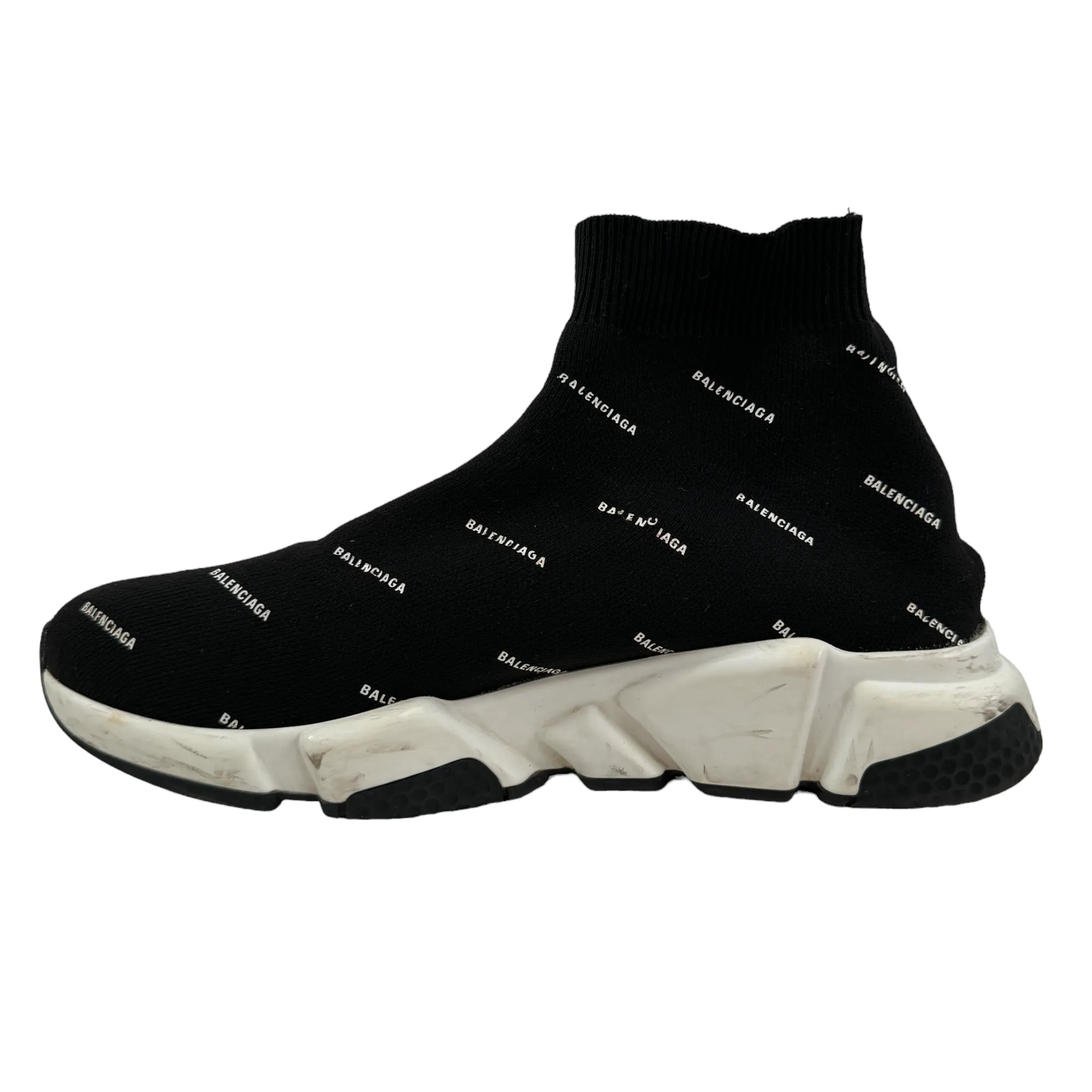 Men's Speed Sock High Trainers Black Size EU 40 / UK 6