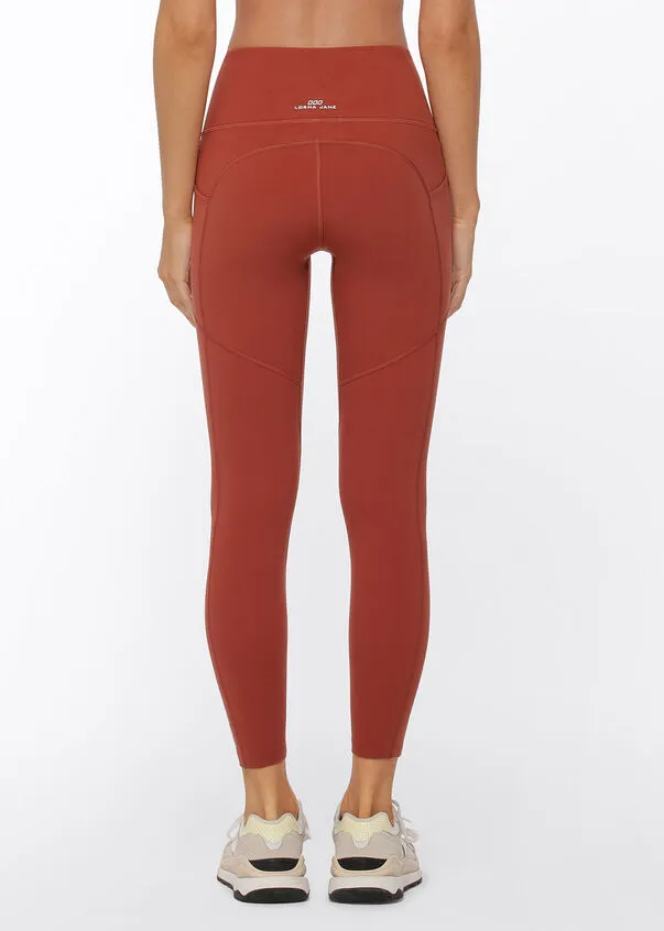 No Ride Booty Ankle Biter Leggings, Spice,