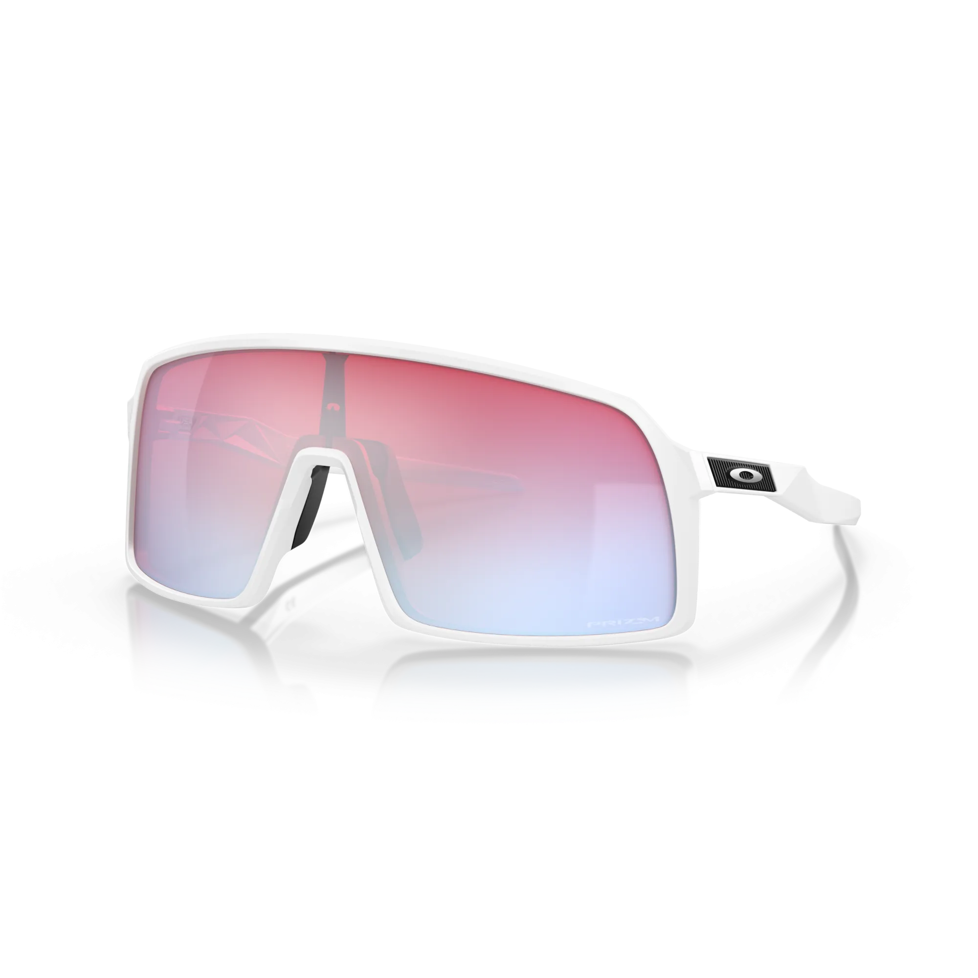 Oakley Sutro Prizm Snow Sapphire Lenses Polished White Frame