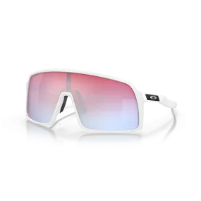 Oakley Sutro Prizm Snow Sapphire Lenses Polished White Frame