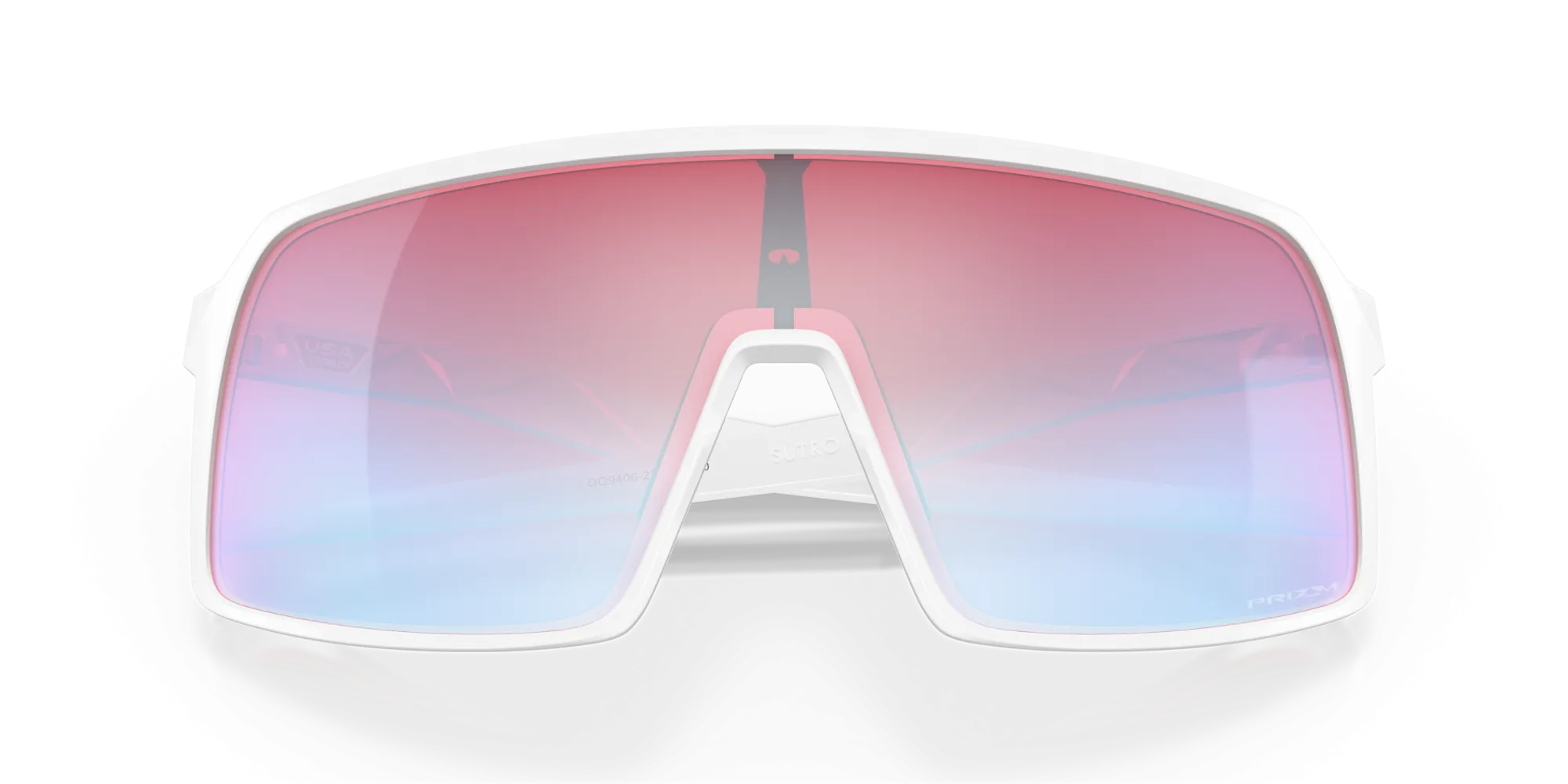 Oakley Sutro Prizm Snow Sapphire Lenses Polished White Frame