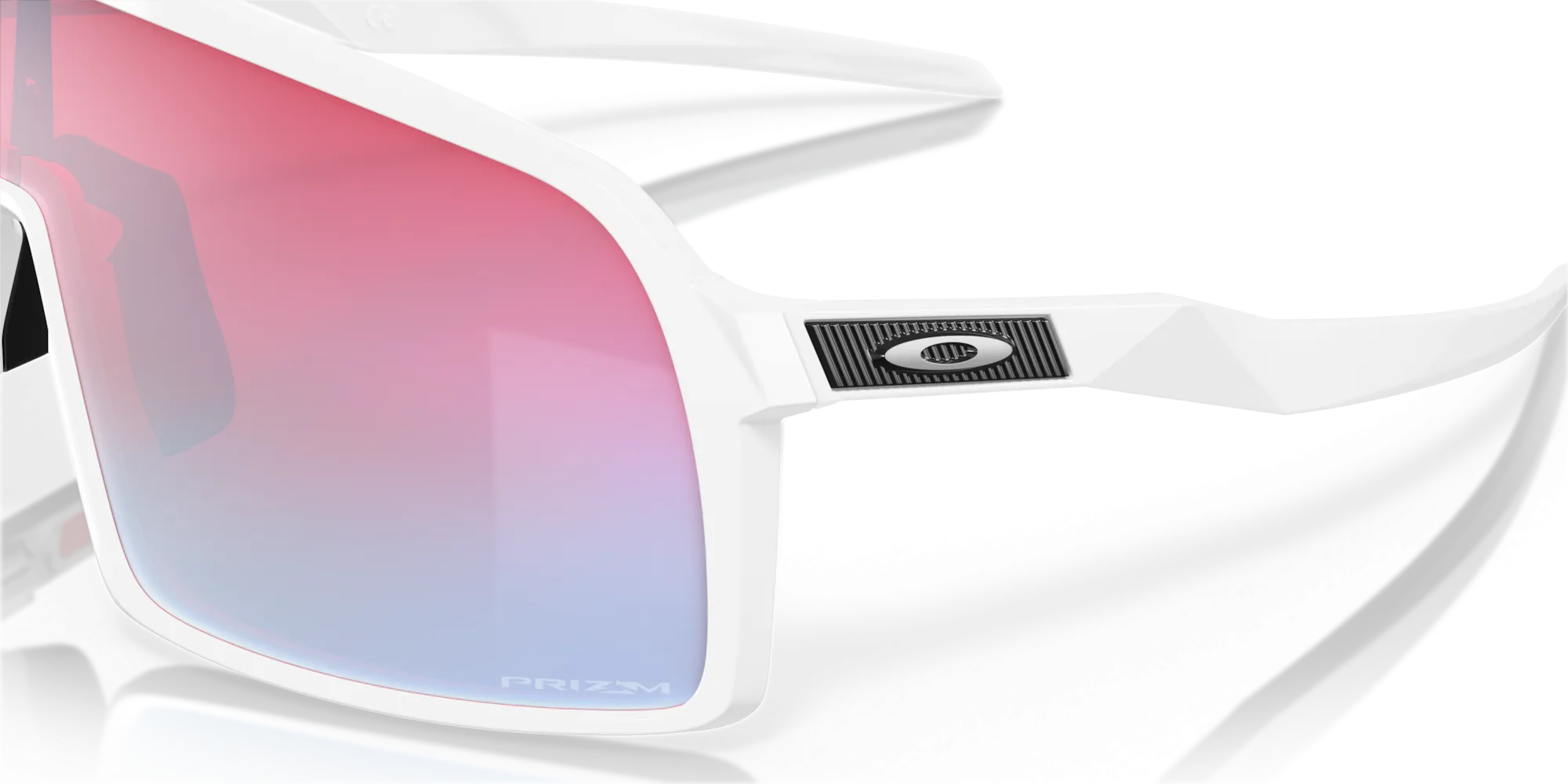 Oakley Sutro Prizm Snow Sapphire Lenses Polished White Frame