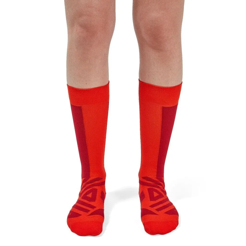 On Running High Sock (Women's) - Chili/Spice