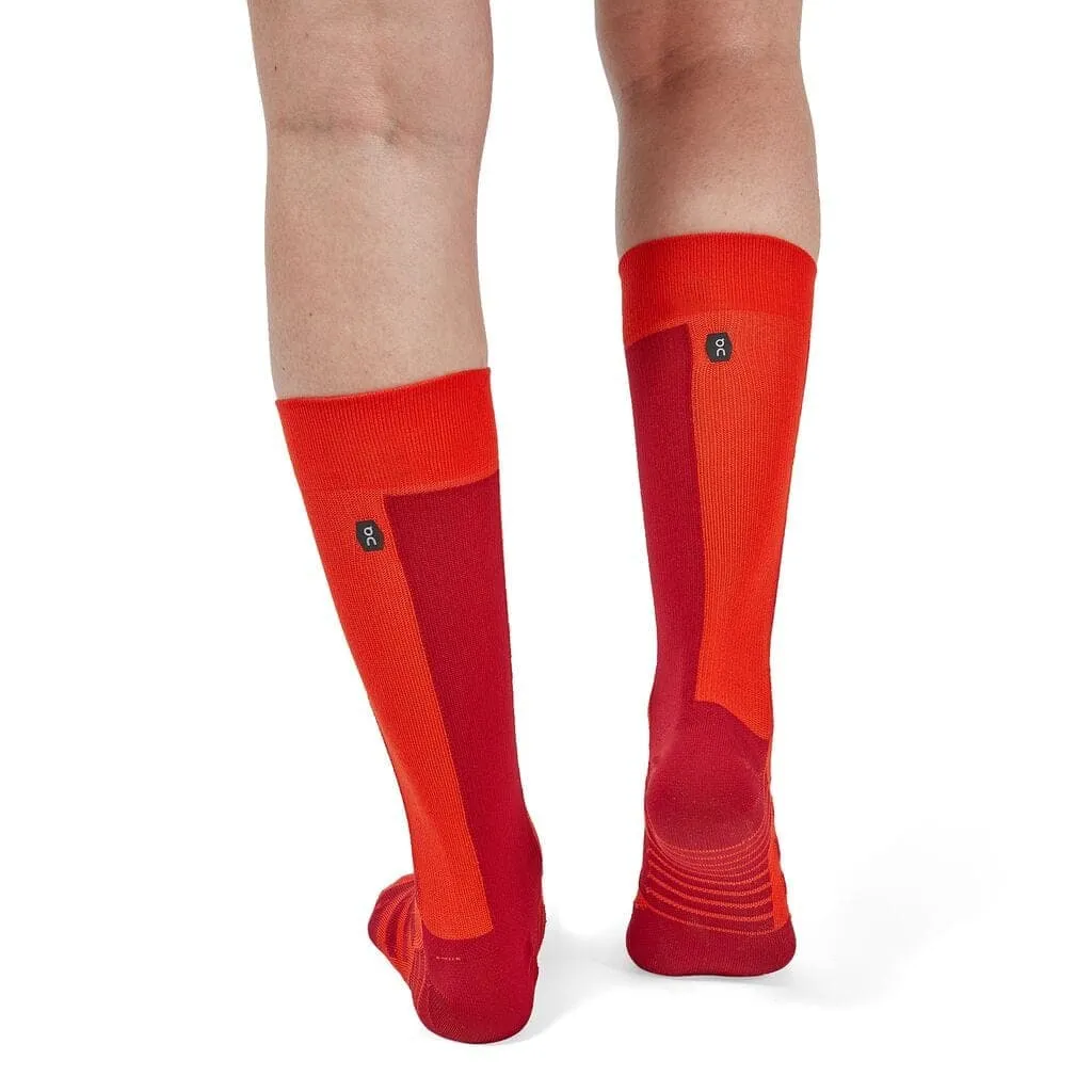 On Running High Sock (Women's) - Chili/Spice