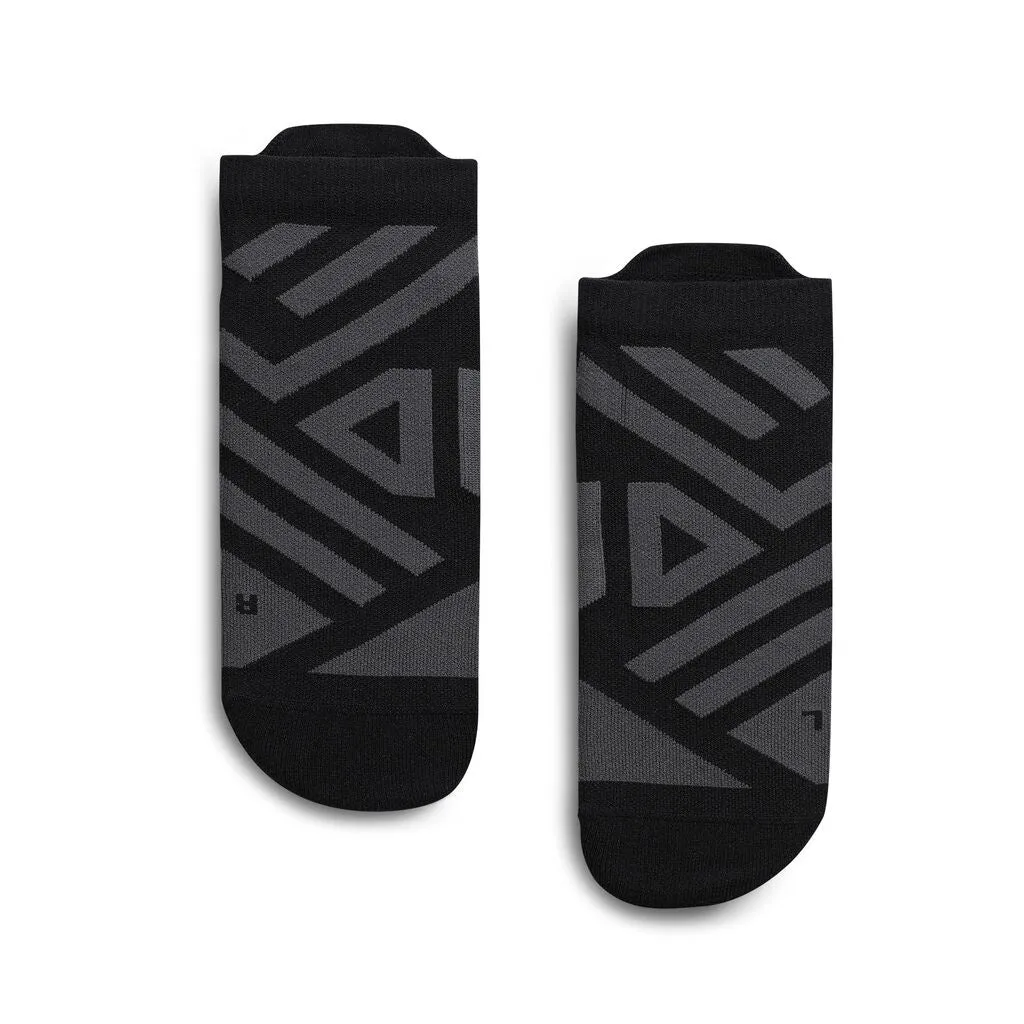 On Running Low Sock (Mens) - Black/Shadow