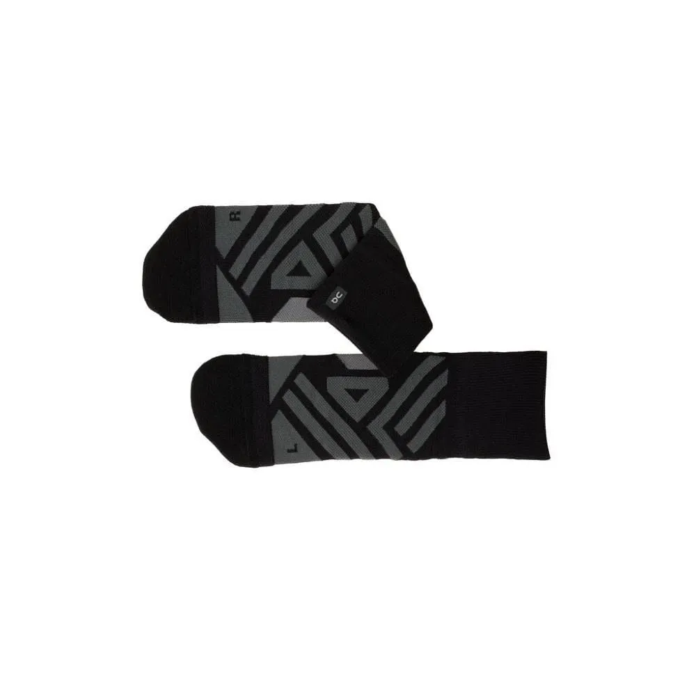 On Running Mid Sock (Men's) - Black/Shadow