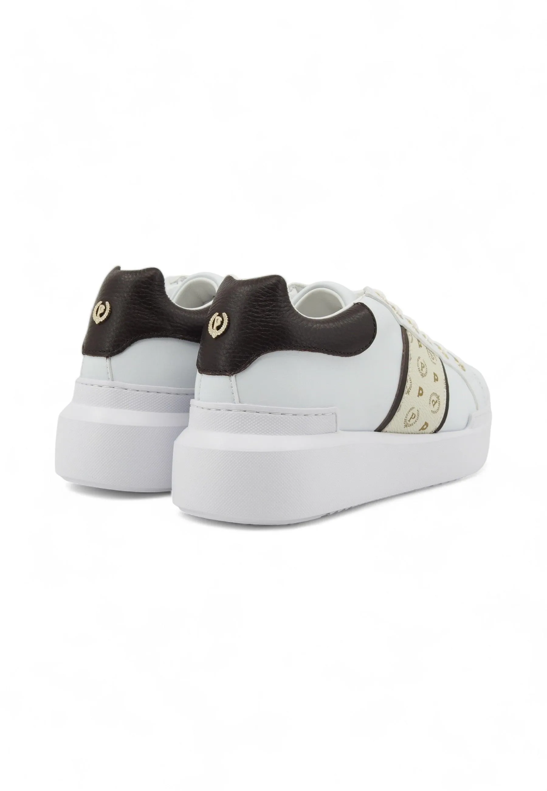 POLLINI Sneaker Donna Marrone Bianco TA15034G07Q1A10D