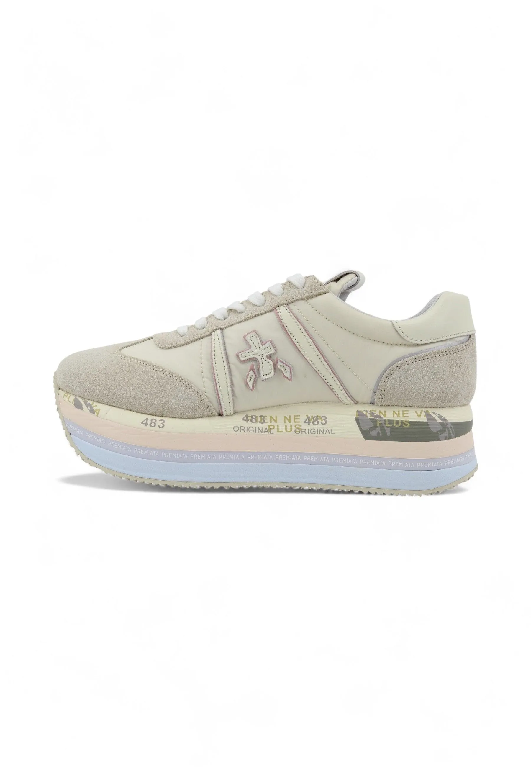 PREMIATA Sneaker Donna Beige BETH-6234