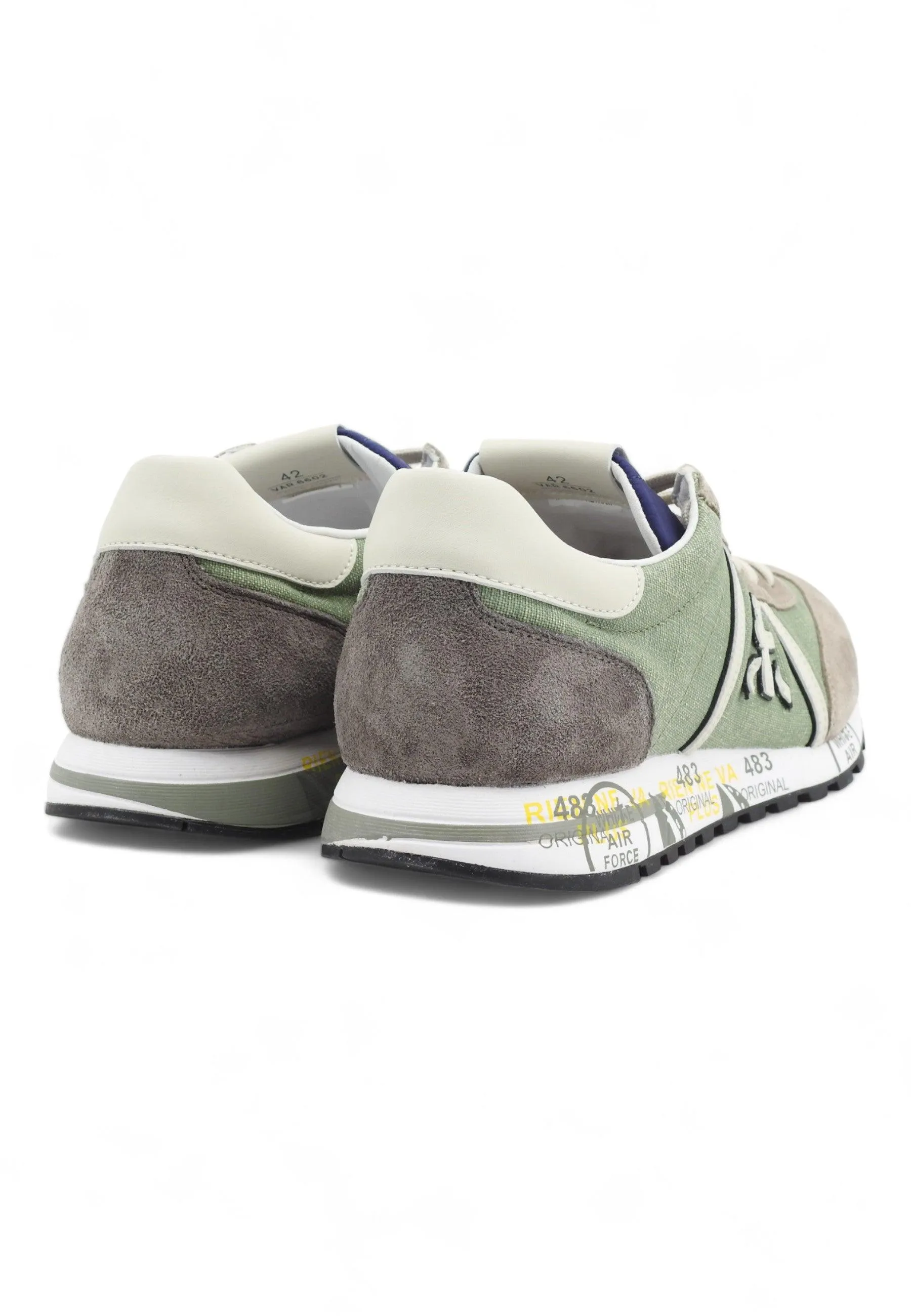 PREMIATA Sneaker Uomo Grey Green LUCY-6602