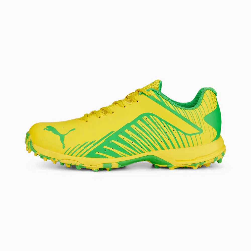 Puma Cricket Shoes, 22-FH-Rubber - Yellow/Green