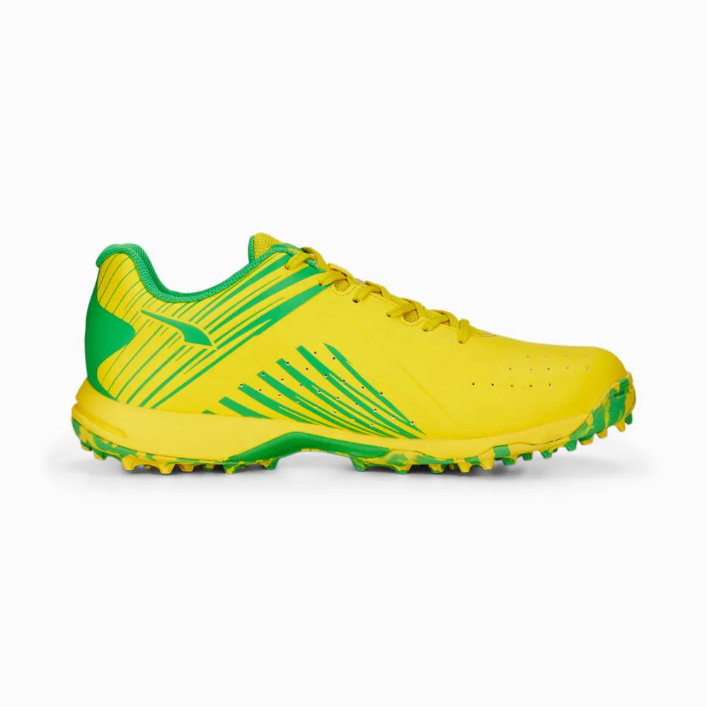 Puma Cricket Shoes, 22-FH-Rubber - Yellow/Green