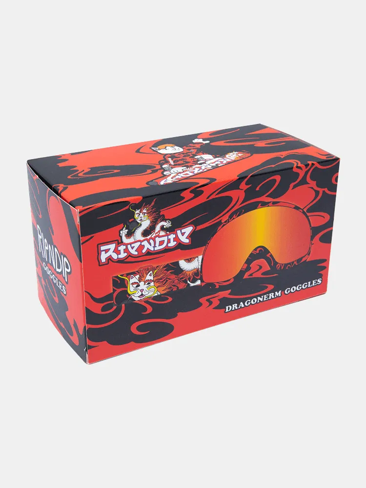 Rip N Dip Dragonerm Snow Goggles - Red