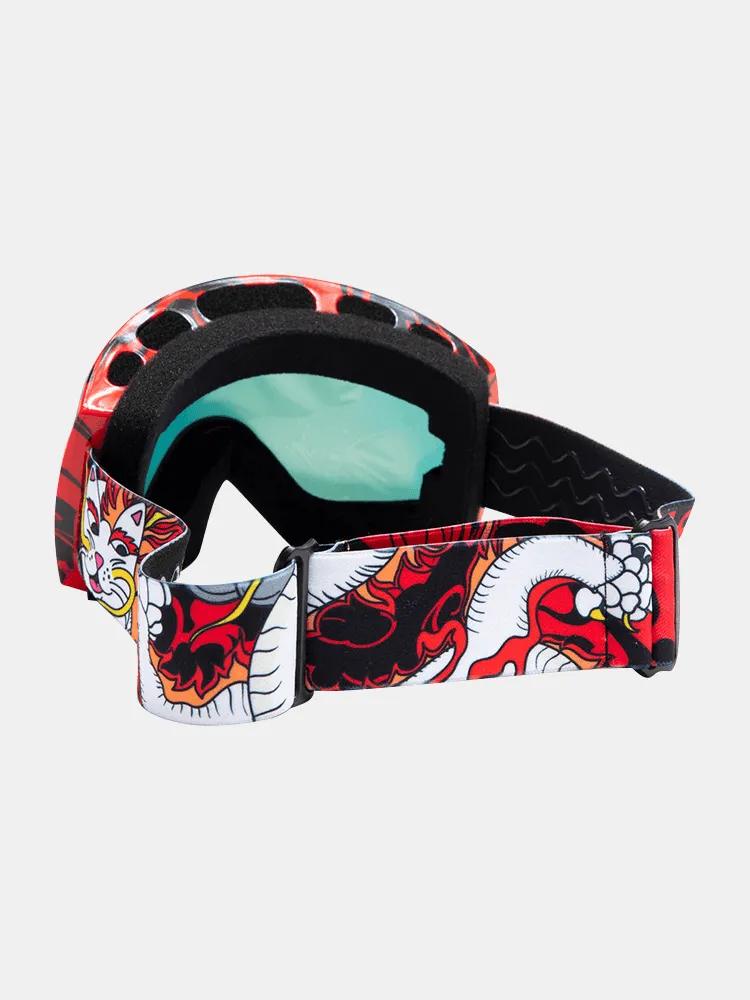 Rip N Dip Dragonerm Snow Goggles - Red