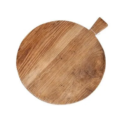 Round Elm Board with Handle XL