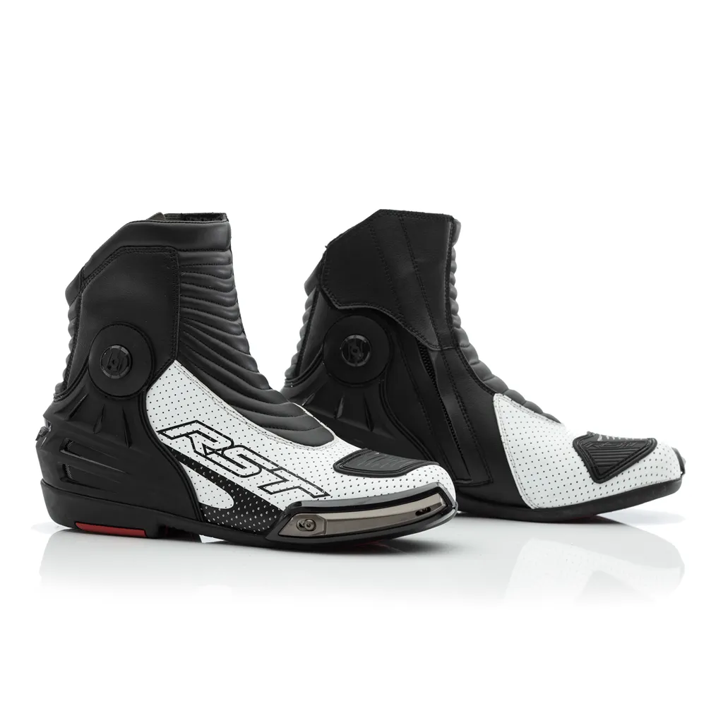 RST Tractech Evo 3 Short CE Mens Boot - White / Black