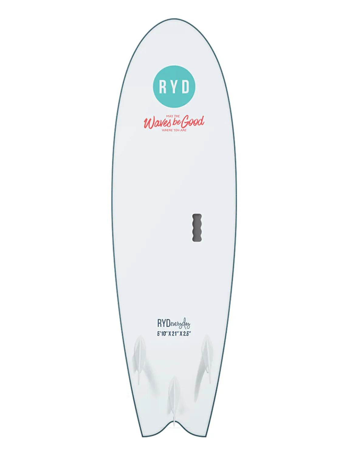 RYD Everyday 5'10 Soft Top Board