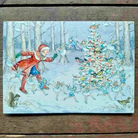 Single Christmas Card - The Snow  Fairies