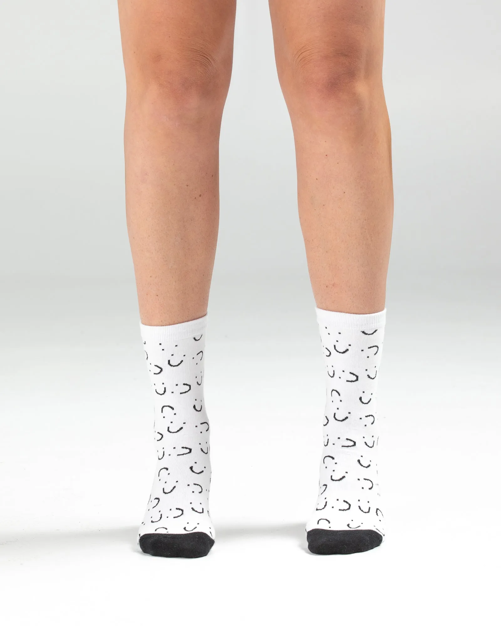 Smile Sock - Black & White Smiles