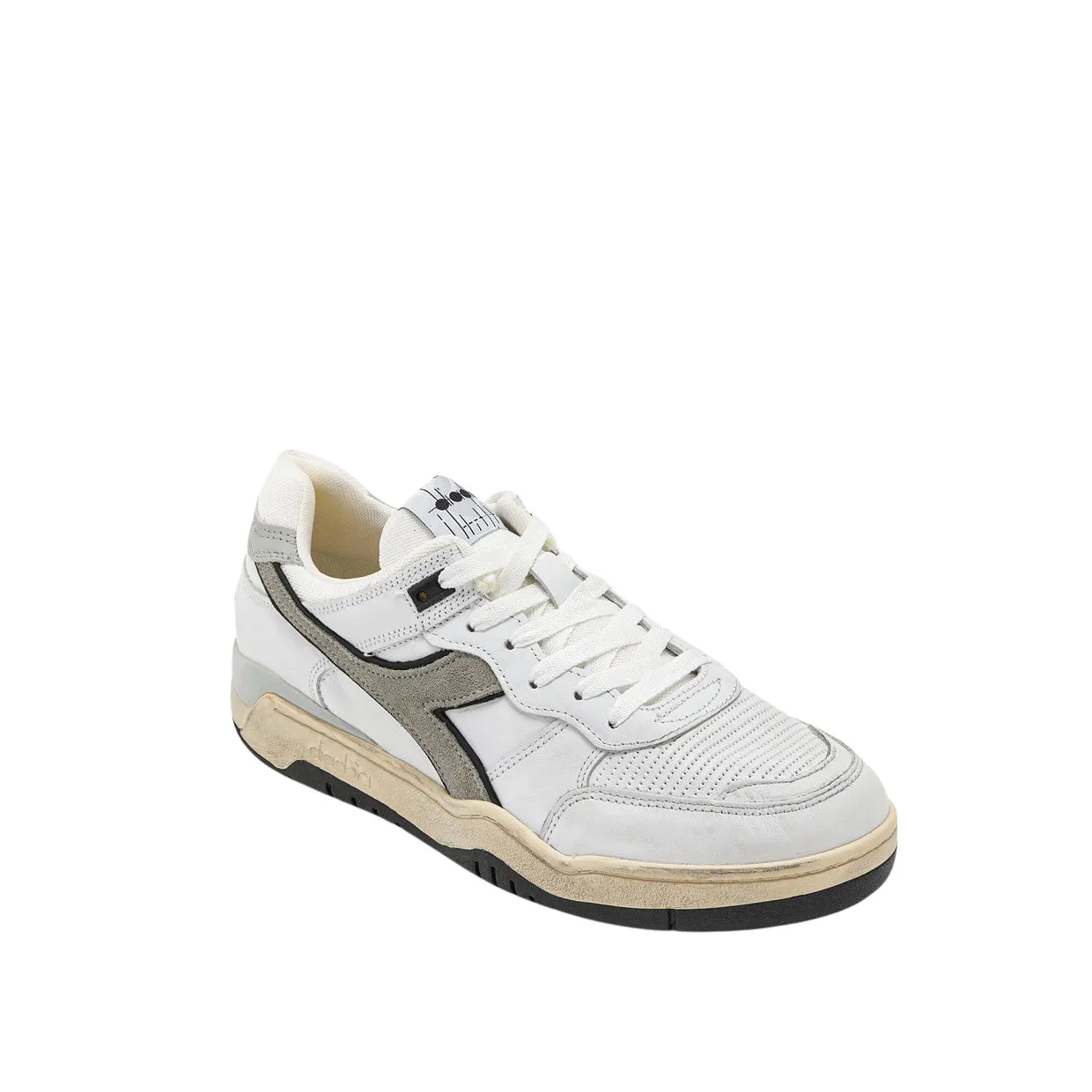 Sneakers Uomo Diadora Heritage B.560 Used Bianco / Alluminio