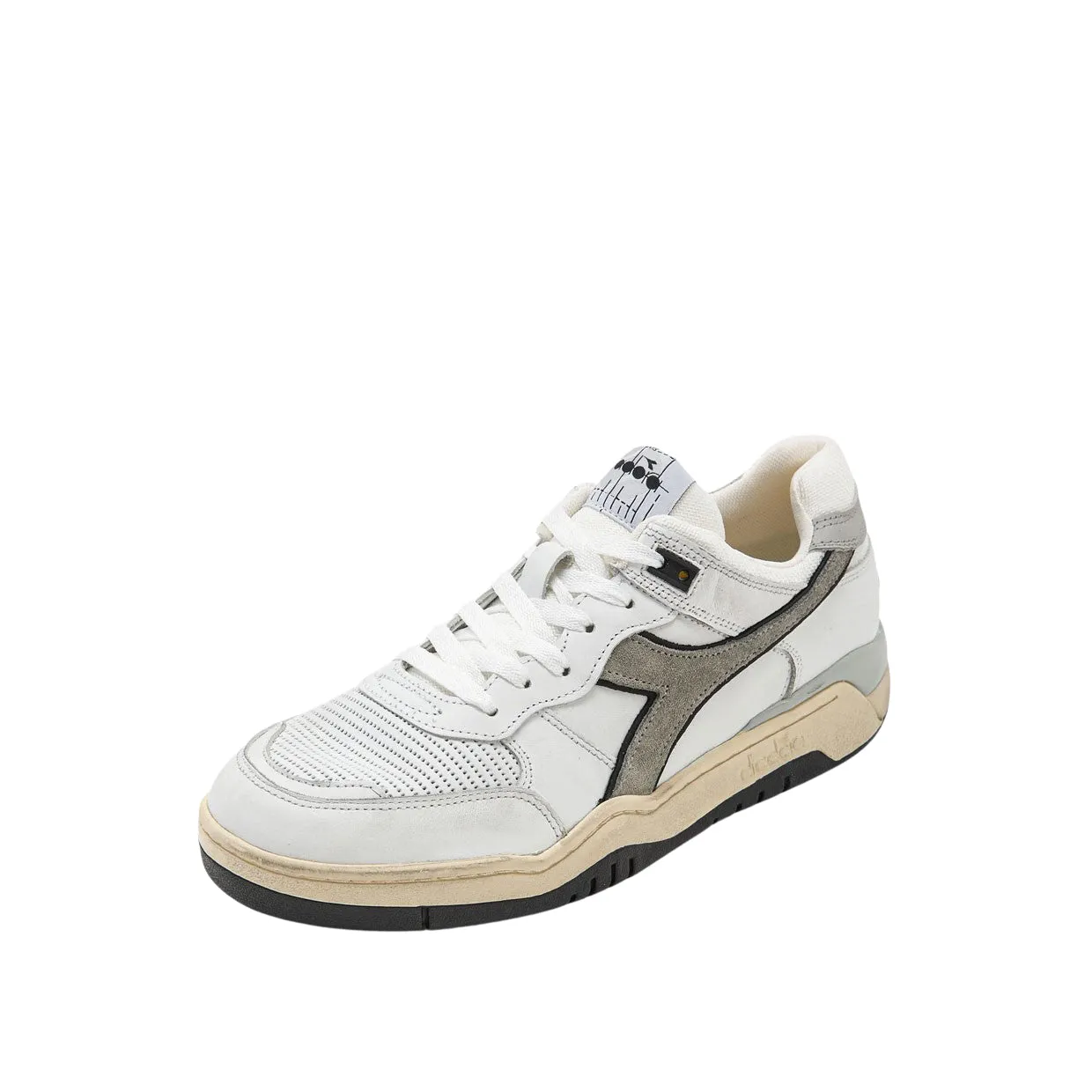 Sneakers Uomo Diadora Heritage B.560 Used Bianco / Alluminio