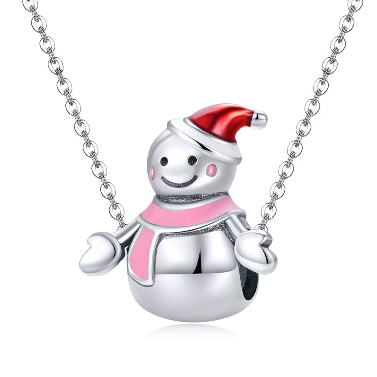 Snow Girl 925 Sterling Silver Charm