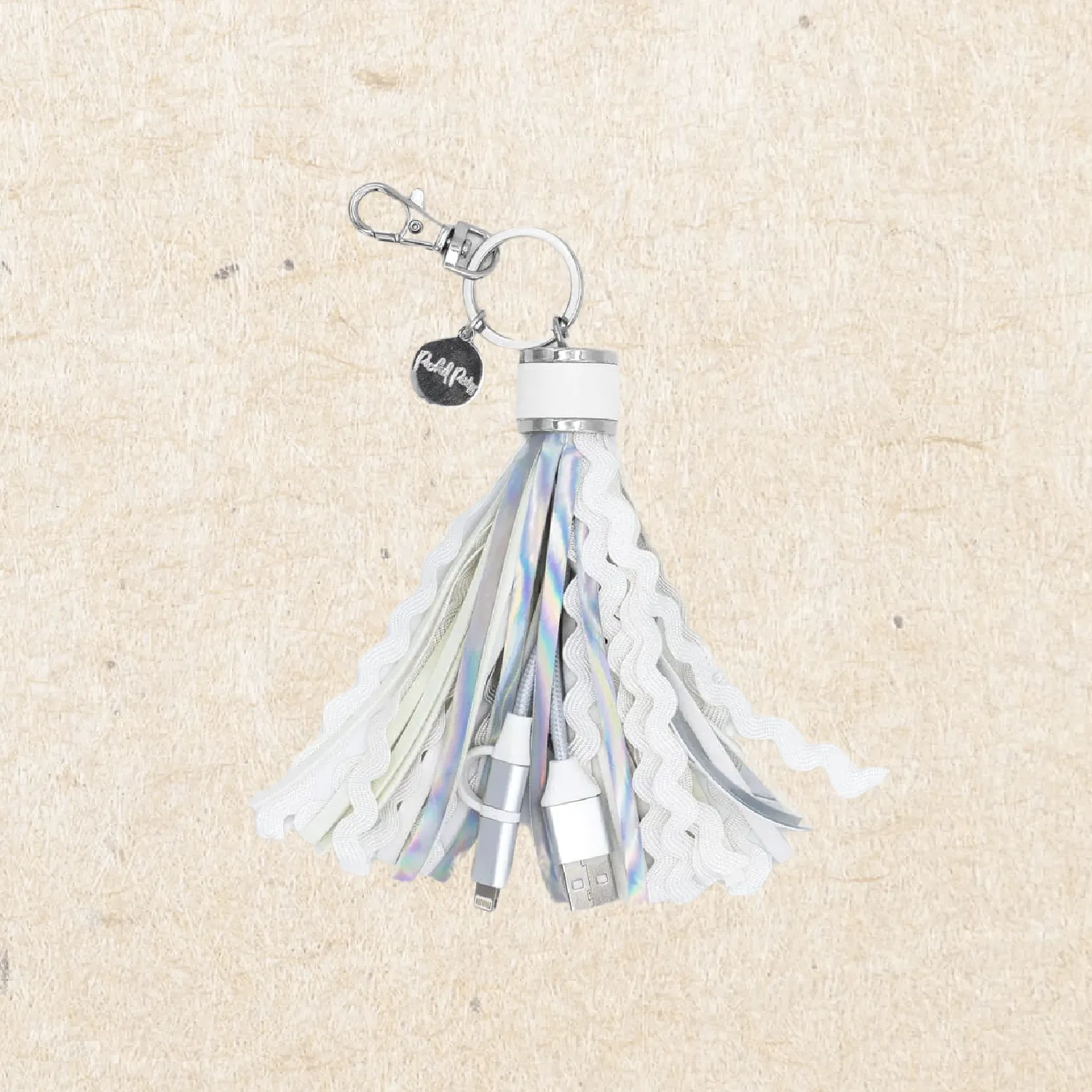 Snow Much Fun Charging Tassel Keyring