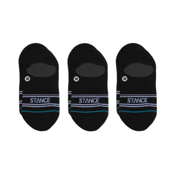 Sock Basic 3 Pack No Show Black