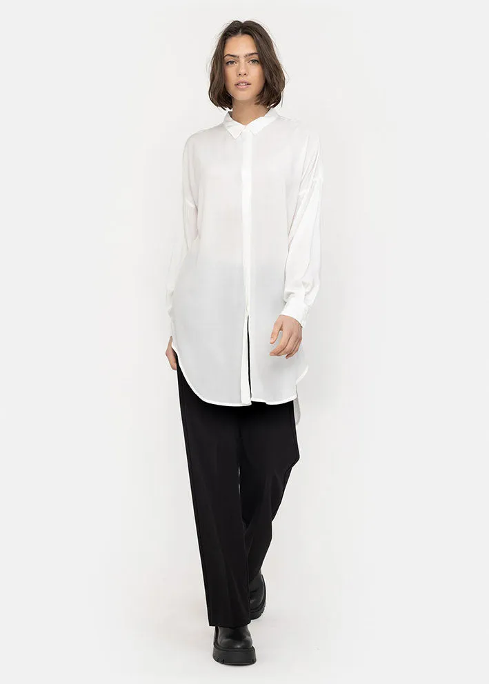 Soft Rebels Freedom Long Shirt - Skjorte - snow white