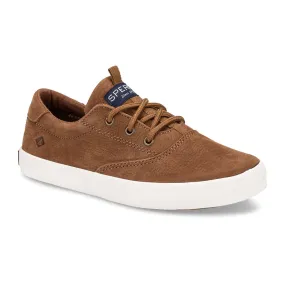 Spinnaker Big Kid's Washable Sneaker - Tan Leather